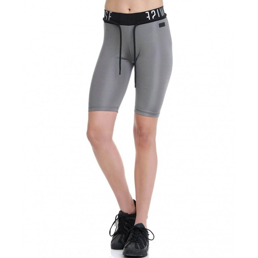 BODYTALK BDTKW HIGH WAIST CYCLIST LEGGINGS 2/4 1211-909014-00726 Ασημί