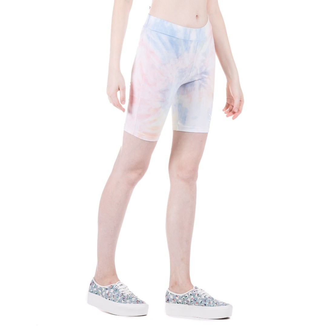 KARL KANI SIGNATURE TIE DYE CYCLING SHORTS KW221-082-1-MULTICOLOR Colorful