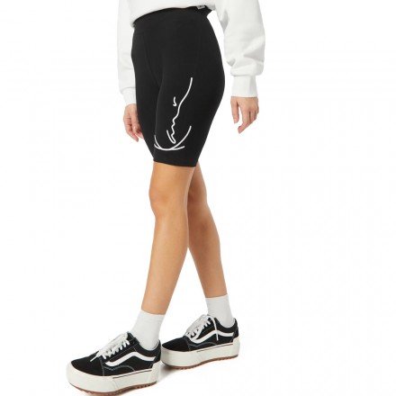 KARL KANI SIGNATURE ESSENTIAL CYCLING SHORTS KW-PS021-001-01-BLACK Μαύρο