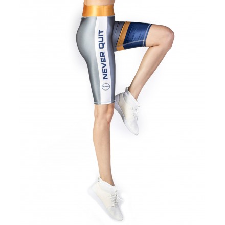 GSA HYDRO + GLOW BIKER LEGGING PRINTED 17-2004-TYPE E Γκρί