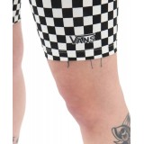 VANS WM FLYING V PRINT LEGGING SHORT CHECKERBOARD VN0A7PNE56M-56M White-Black Image 1