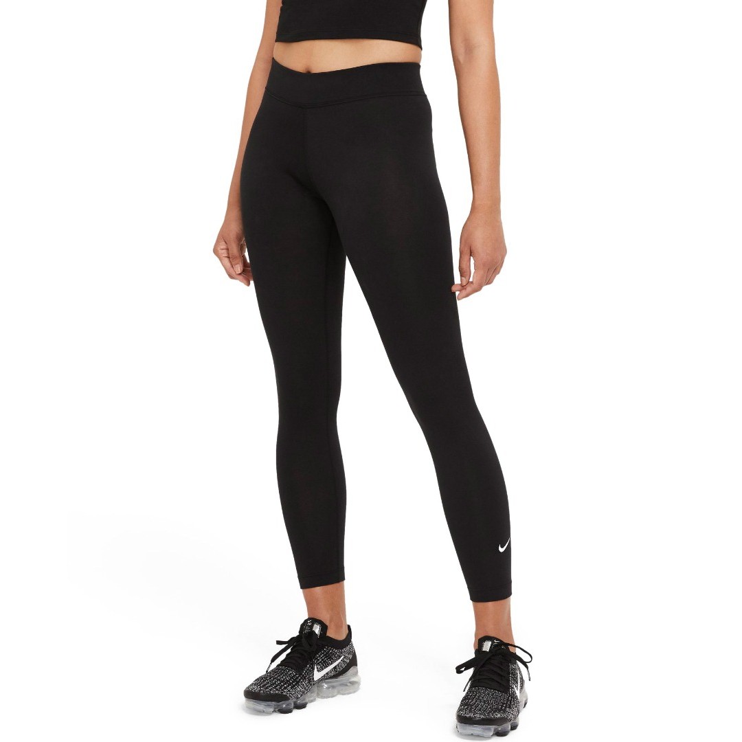 NIKE W NSW ESSNTL LGGNG 7/8 LBR MR CZ8532-010 Μαύρο