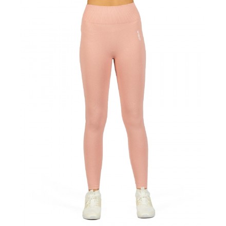 GSA R3 SEAMLESS RIBBED 7/8 PERFORMANCE LEGGINGS 1721107002-BABY PINK Pink