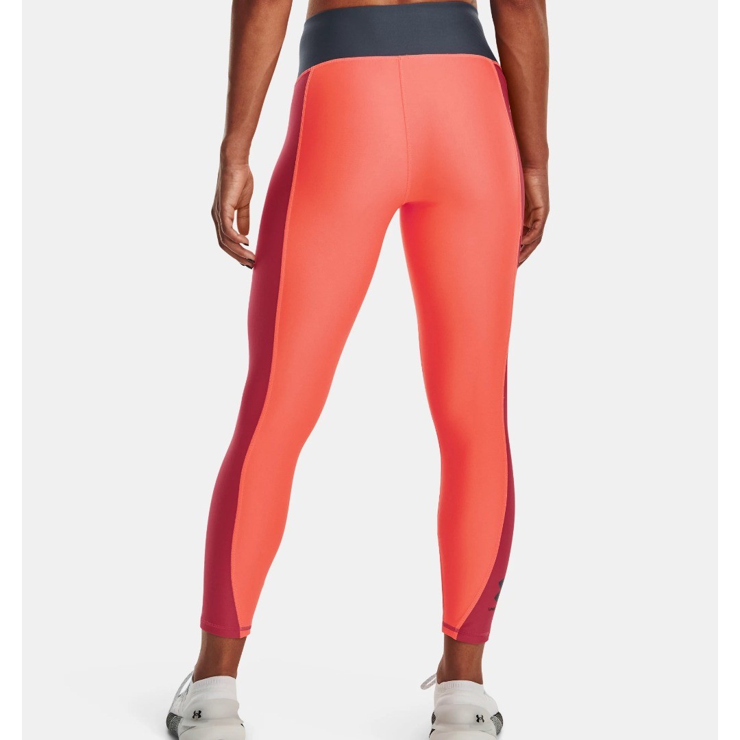 UNDER ARMOUR ARMOUR BLOCKED ANKLE LEGGING 1377091-877 Κόκκινο