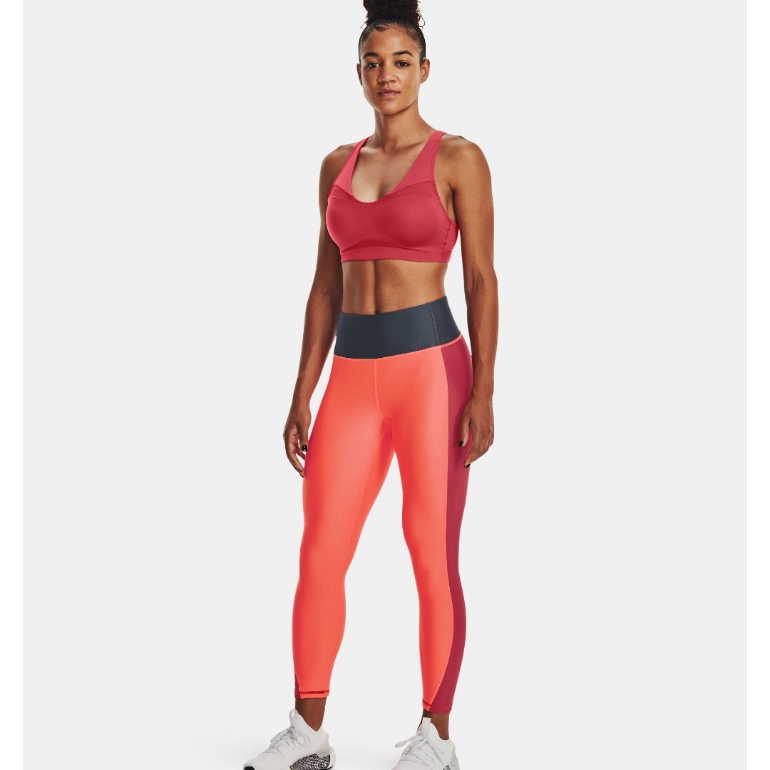 UNDER ARMOUR ARMOUR BLOCKED ANKLE LEGGING 1377091-877 Κόκκινο