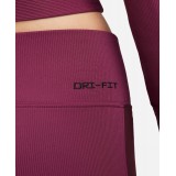NIKE W NSW TIGHT RIB SU FD4237-653 Βordeaux Image 1
