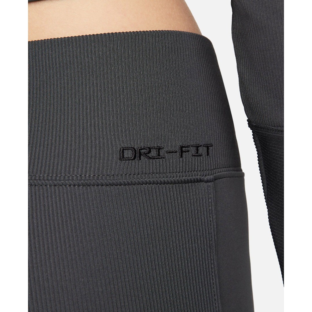 NIKE W NSW TIGHT RIB SU FD4237-060 Coal