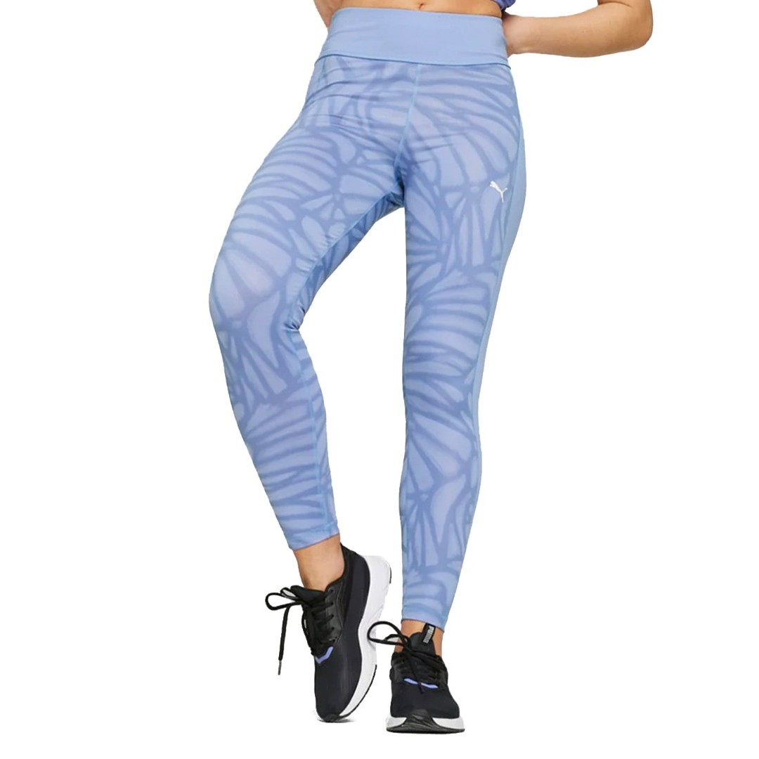 PUMA TRAIN FAVORITES AOP HIGH WAIST 7/8 TIGHT 522421-28 Purple