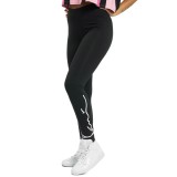 KARL KANI KK SIGNATURE LEGGINGS BLACK KKWQ32005BLK-BLACK Black Image 