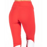 adidas Originals LARGE LOGO LEGGINGS FQ6821 Red Image 2