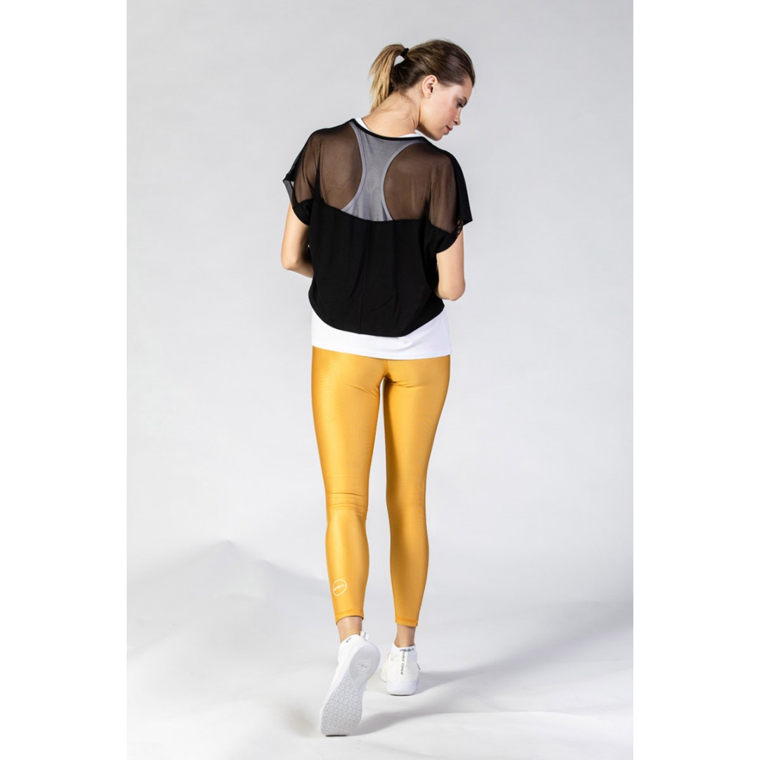GSA SUMMER GLOW LEGGINGS PLAIN COLORS 17-2001-24 GOLD Χρυσό