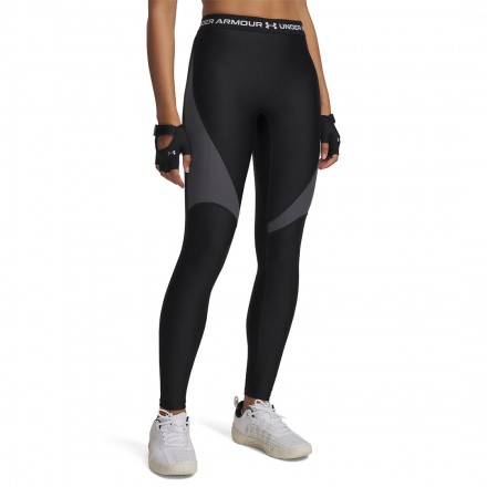 UNDER ARMOUR HG RIB LEGGING 6003983-004 Μαύρο