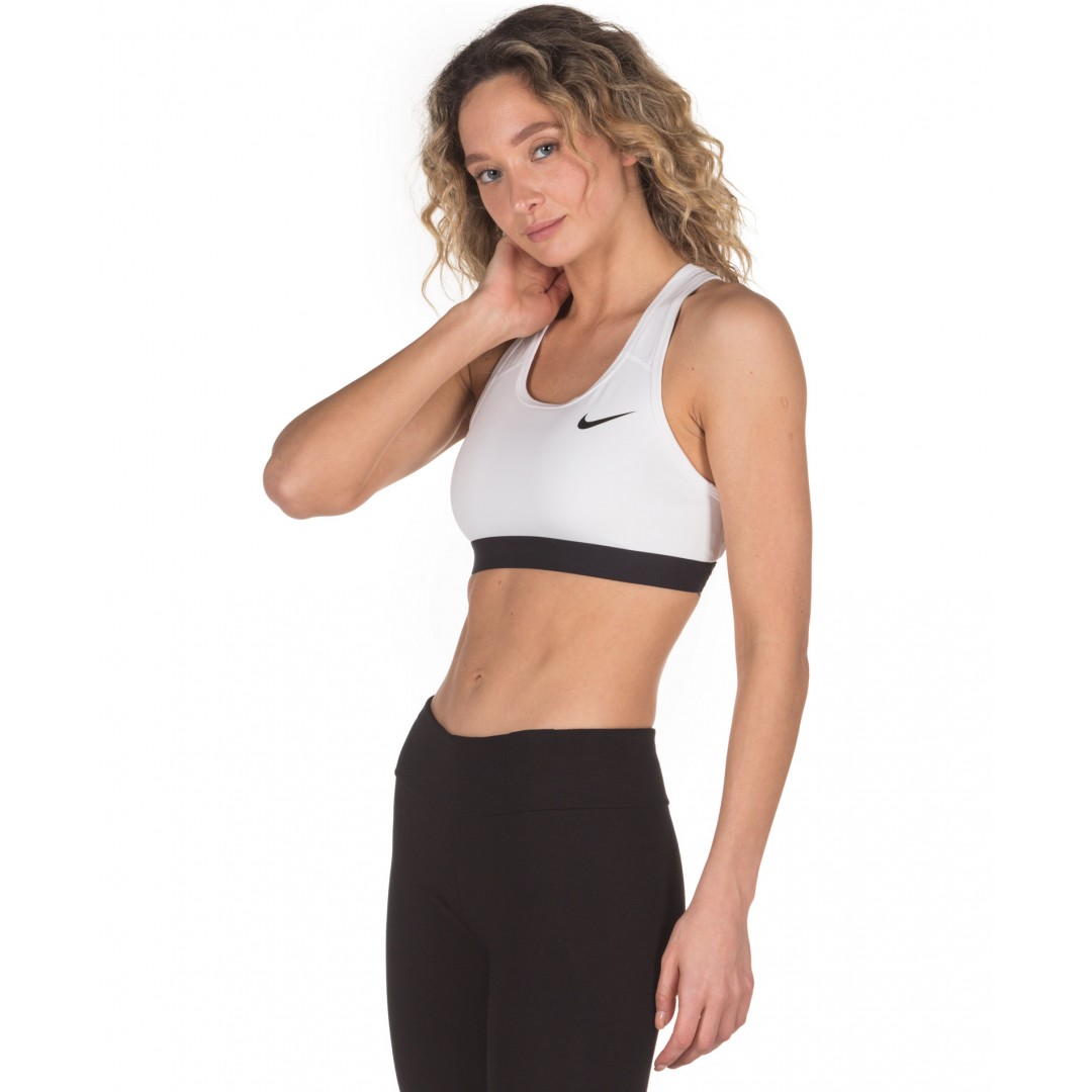 NIKE SWOOSH WOMEN'S MEDIUM-SUPPORT SPORTS BRA BV3900-100 White