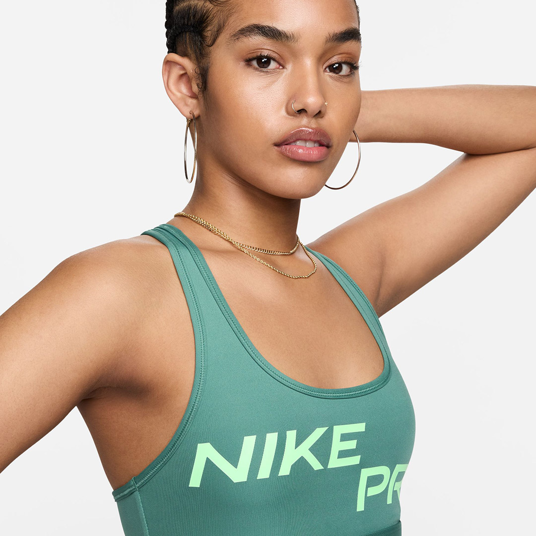 NIKE PRO SWOOSH LIGHT-SUPPORT FN2749-361 Πετρόλ