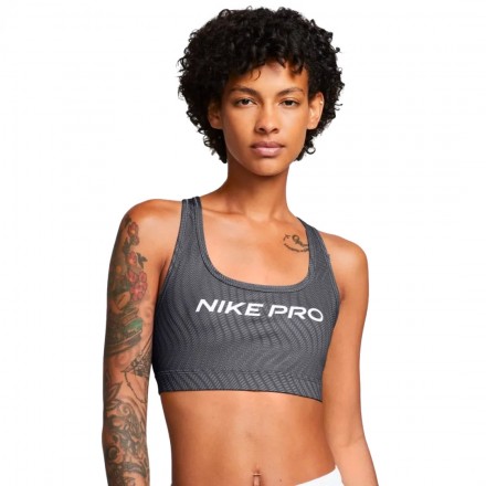 NIKE W NP SWSH LGT SPT AOP BRA FN4708-060 Coal