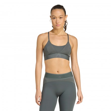 adidas Performance HYG SHN BRALETT JY2095 Ανθρακί
