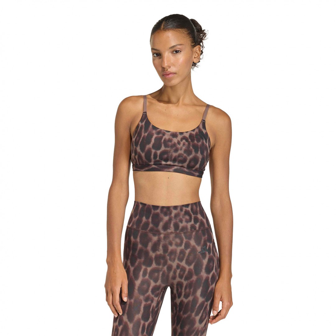 adidas Performance OPT AOP LS BRA KA6343 Καφέ
