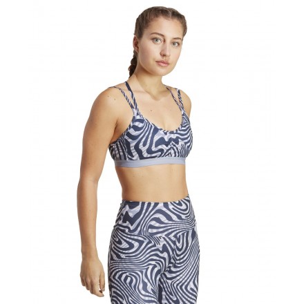 adidas Performance YGA ESS LS AOP HR9700 Μπλε