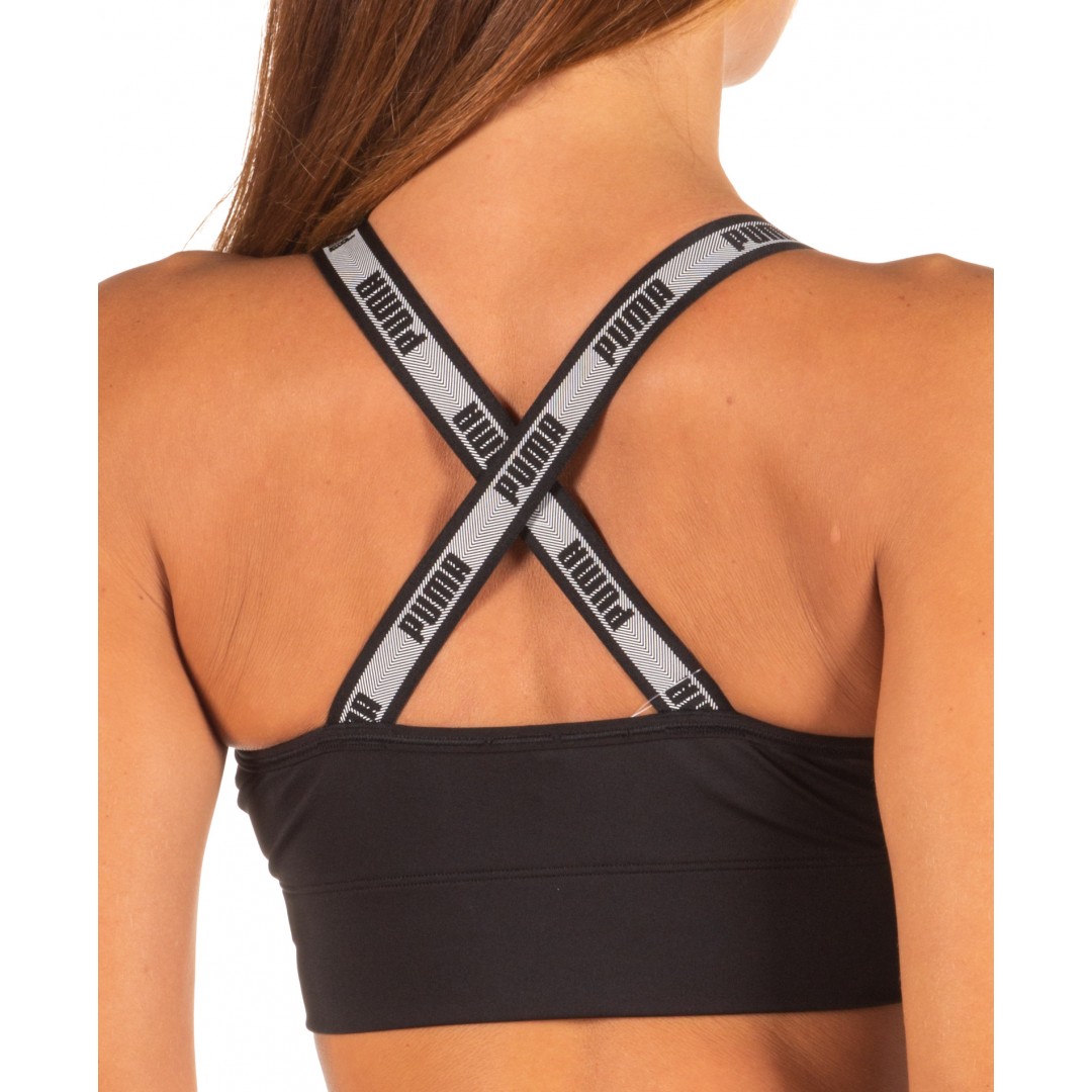PUMA SOFT SPORTS CROP TOP 580456-01 Black