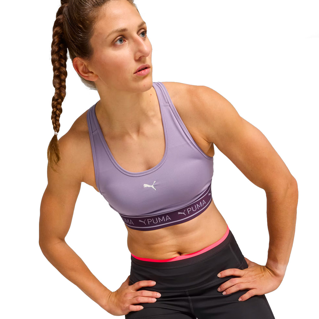 PUMA 4KEEPS ELASTIC BRA - P 525319-30 Μωβ