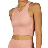 GSA R3 SEAMLESS RIBBED SPORTS BRALETTE TOP 1721106002-BABY PINK Pink