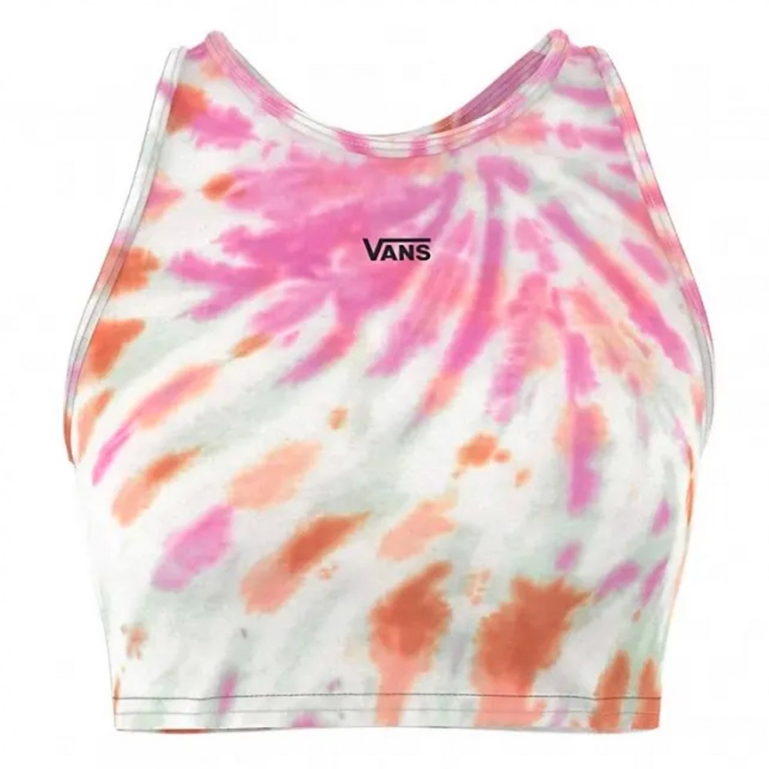 VANS LONGLINE RACERBACK WASH BRALETTE VN000386WHT-WHT Colorful