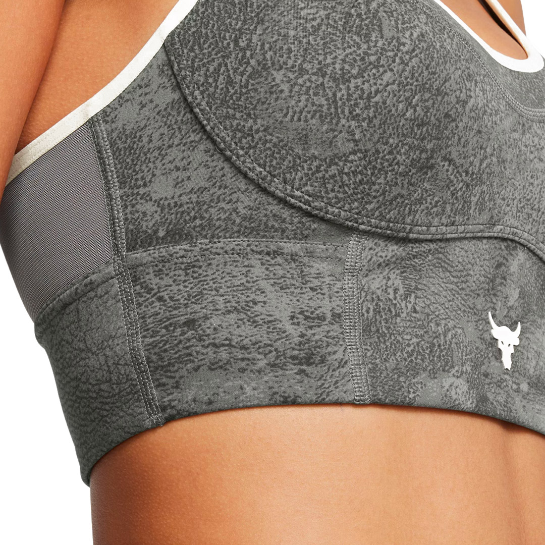UNDER ARMOUR PROJECT ROCK LG LL INFTY PT BRA 1384161-709 Grey