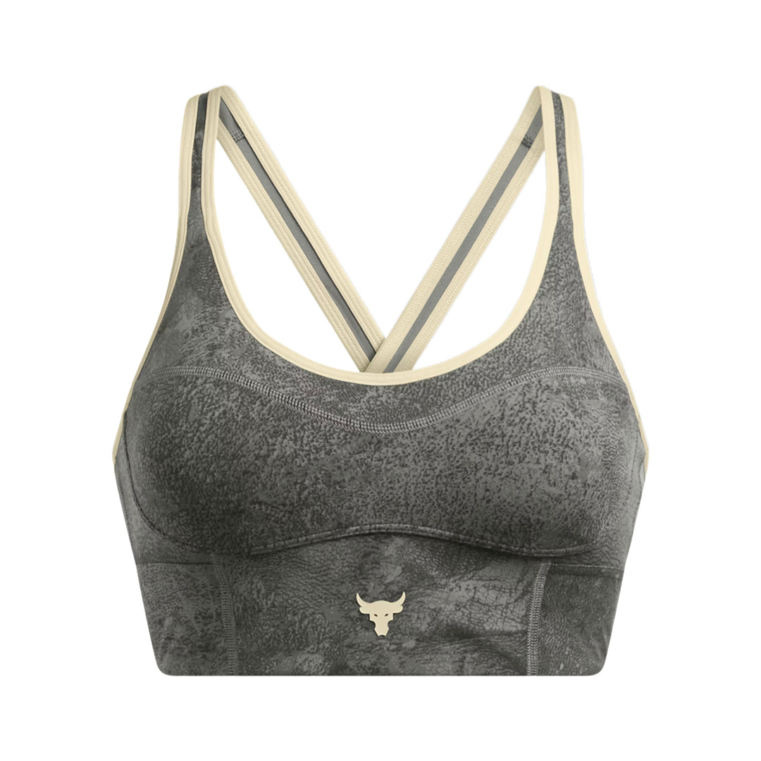 UNDER ARMOUR PROJECT ROCK LG LL INFTY PT BRA 1384161-709 Grey