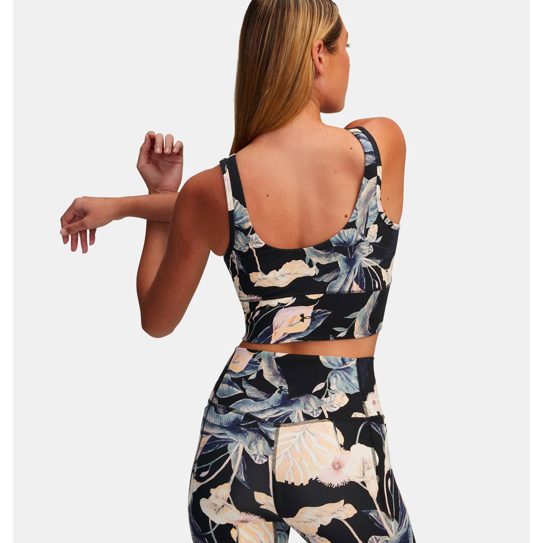 UNDER ARMOUR MERIDIAN FITTED CROPTANKPRNT 1380983-001 Colorful