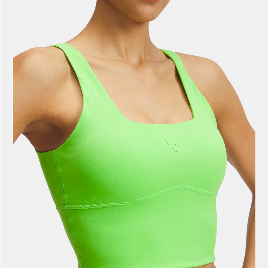 UNDER ARMOUR PJT RCK FITTED BRA TANK 1389714-362 Λαχανί
