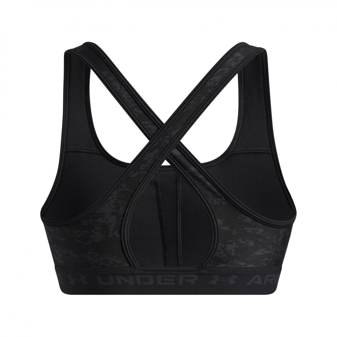 UNDER ARMOUR CROSSBACK MID PRINT 1361042-013 Black