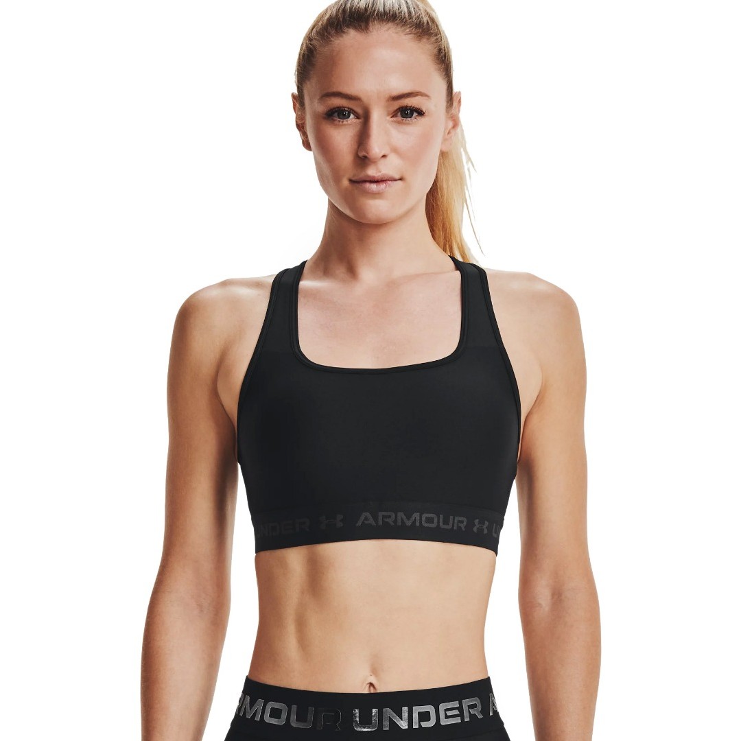 UNDER ARMOUR CROSSBACK MID BRA 1361034-001 Black