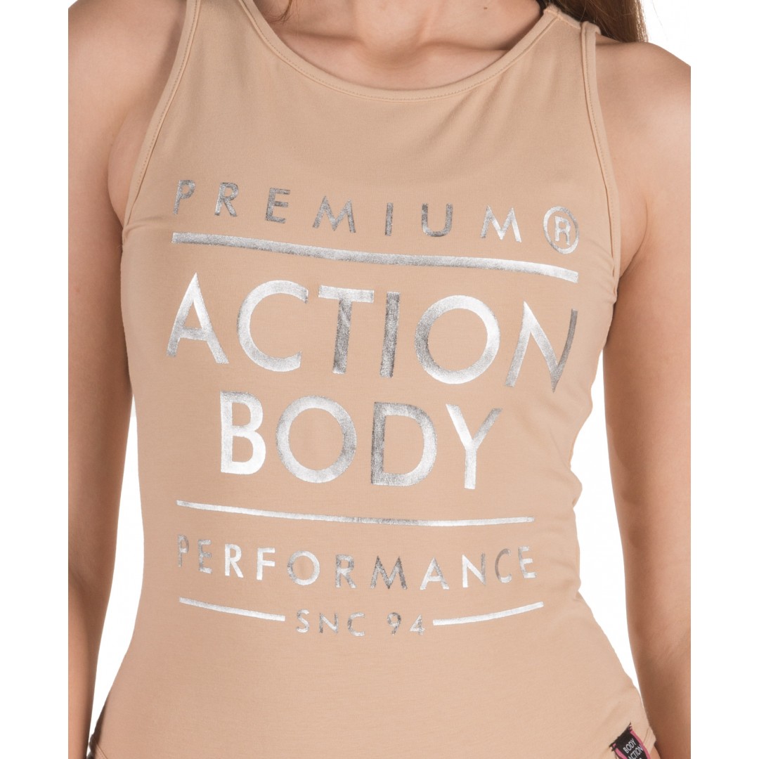 BODY ACTION ELASTIC BODYSUIT 041831-01-05C Μπέζ