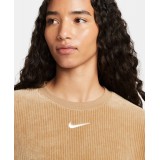 NIKE W NSW VLR LS CRW DRESS DQ6106-258 Μπέζ Εικόνα 1
