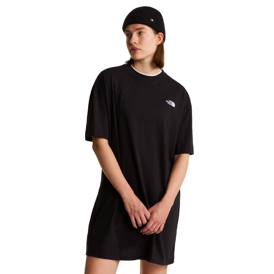THE NORTH FACE W EVOLUTION SIMPLE T-SHIRT DRESS NF0A8FDMJK3-JK3 Μαύρο