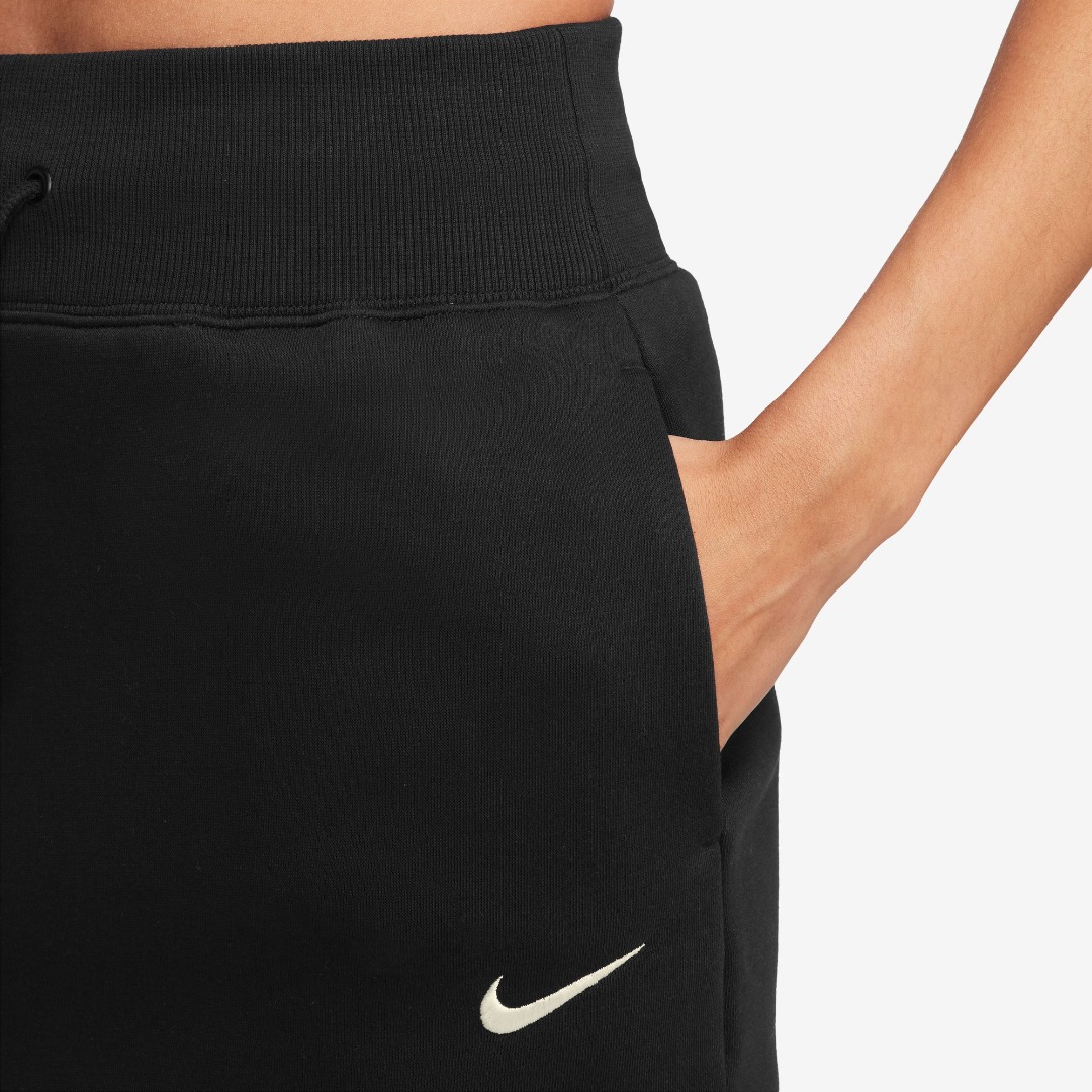 NIKE W NSW  PHNX FLC HR MINI SKIRT FV6318-010 Black