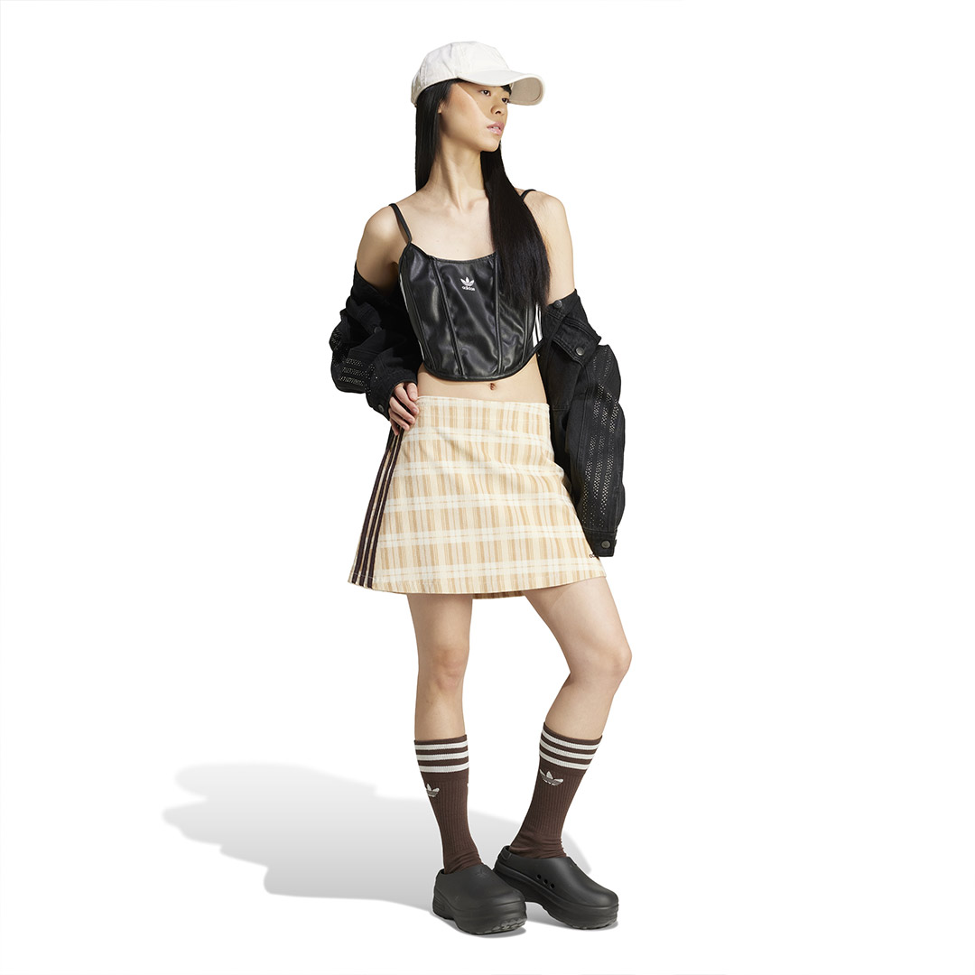 adidas Originals TARTAN SKIRT IX7414 Μπέζ