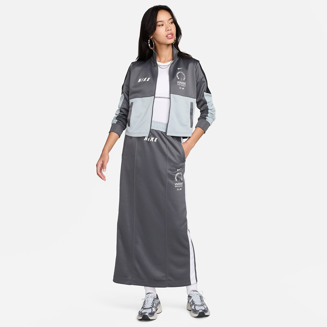 NIKE W NSW PK SKIRT SW HF5959-068 Ανθρακί