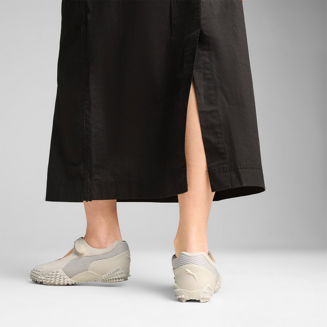 PUMA FUTURE ARCHIVE ZIP-OFF MAXI WOVEN SKIRT 629784-01 Black