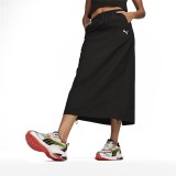 PUMA DARE TO MIDI WOVEN SKIRT 624293-01 Black Image 