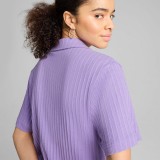 PUMA WARDROBE ESS SHIRTS POINTELLE 629763-29 Μωβ Εικόνα 2
