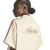 adidas Originals MONOGRAM SHIRT IS3848 Beige Image 2