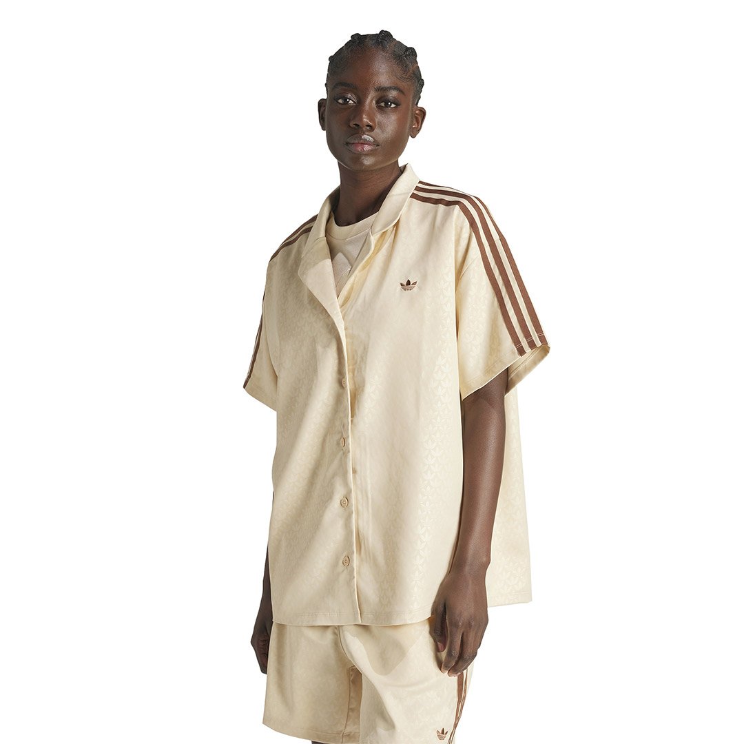 adidas Originals MONOGRAM SHIRT IS3848 Beige