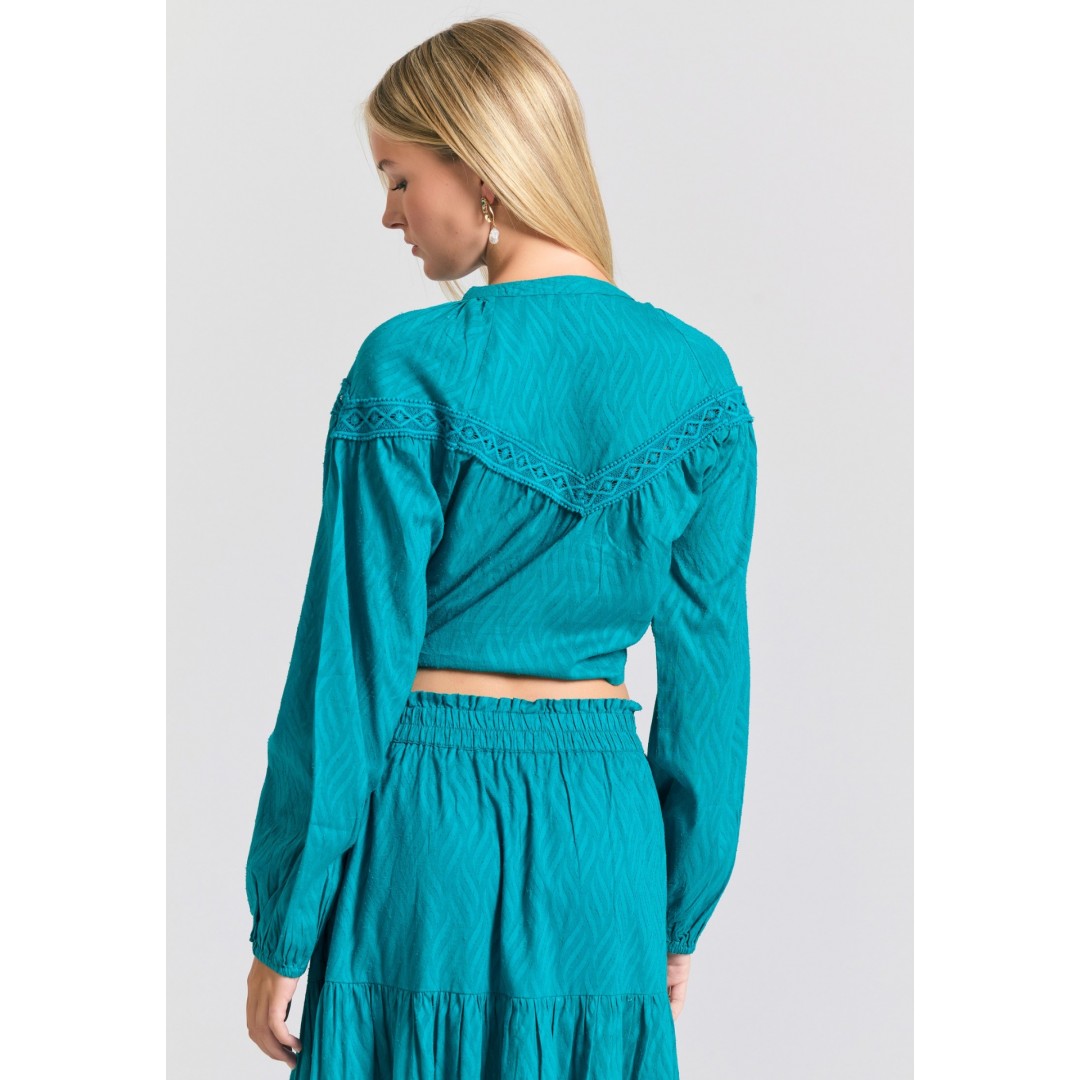 FUNKY BUDDHA FBL011-103-17-PEACOCK Πράσινο