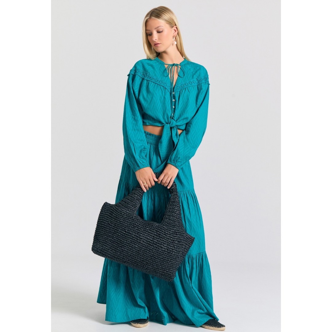 FUNKY BUDDHA FBL011-103-17-PEACOCK Πράσινο