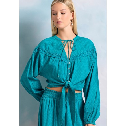 FUNKY BUDDHA FBL011-103-17-PEACOCK Πράσινο