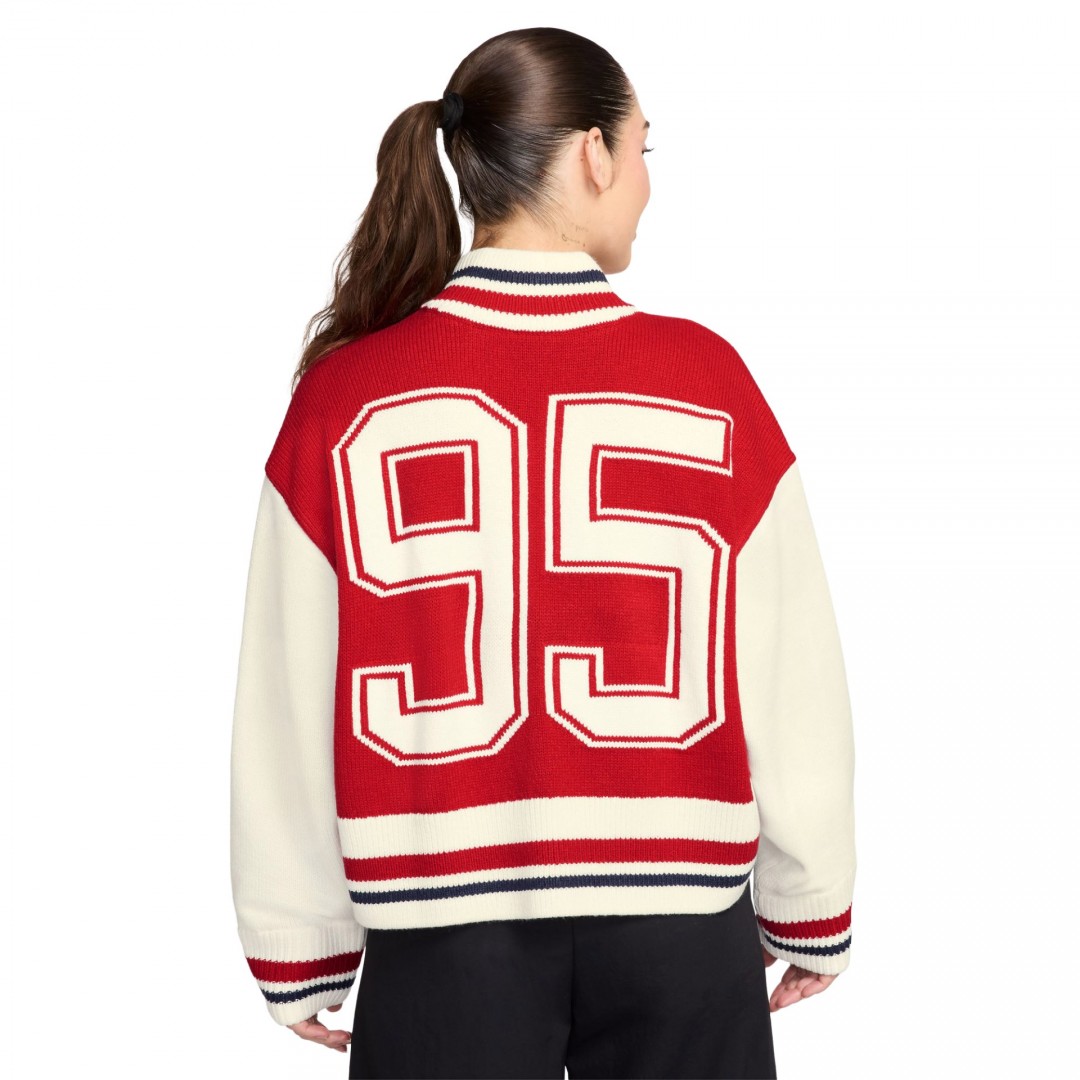NIKE W NSW CARDIGAN STREET HV2494-657 Red