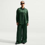 NIKE W NSW OFFLN WVN STN LS TOP IM0575-323 Pine Image 3