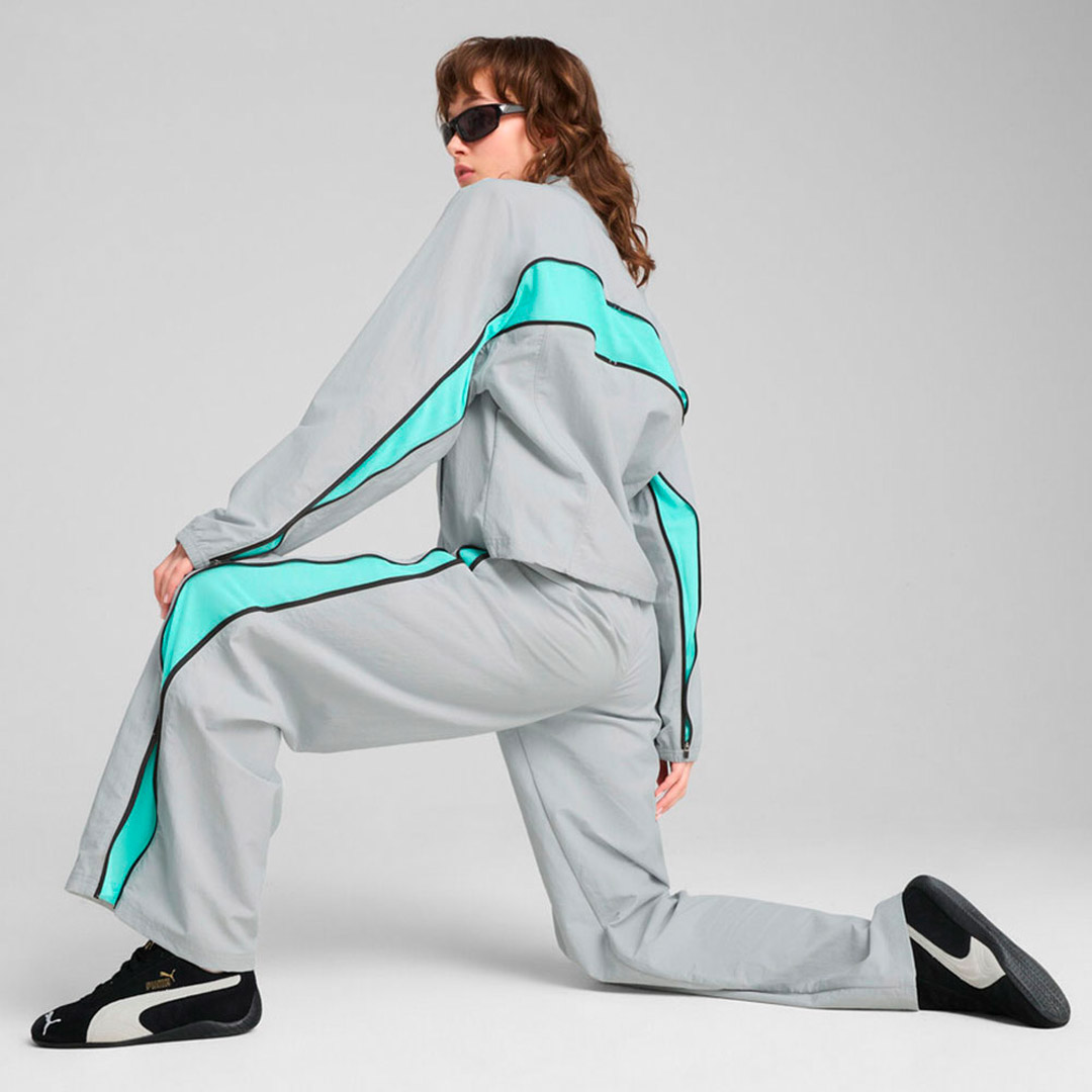 PUMA DARE TO OVERSIZED ZIP-OFF WOVEN JACKET 629807-10 Γκρί