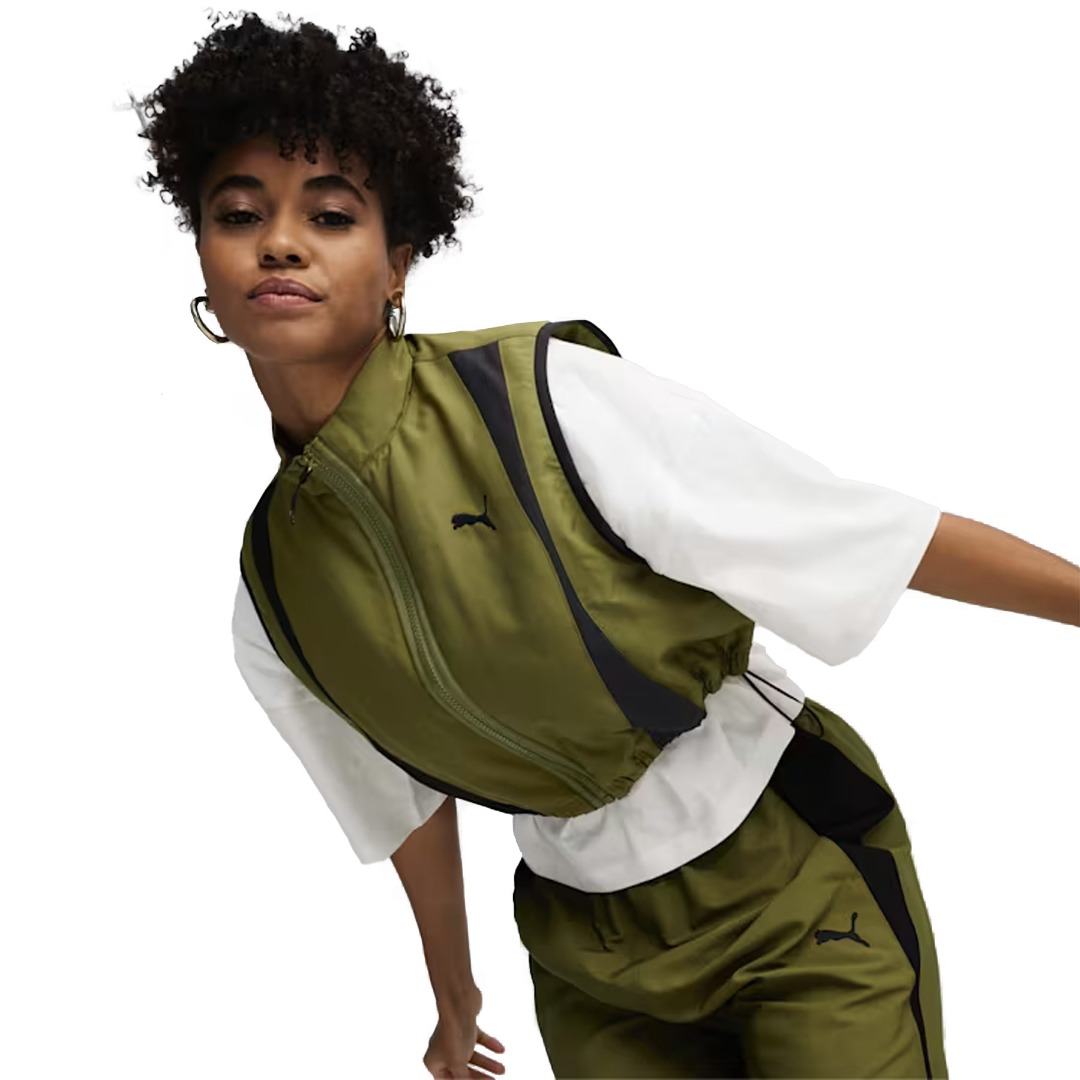 PUMA DARE TO WOVEN VEST 624299-33 OLIVE